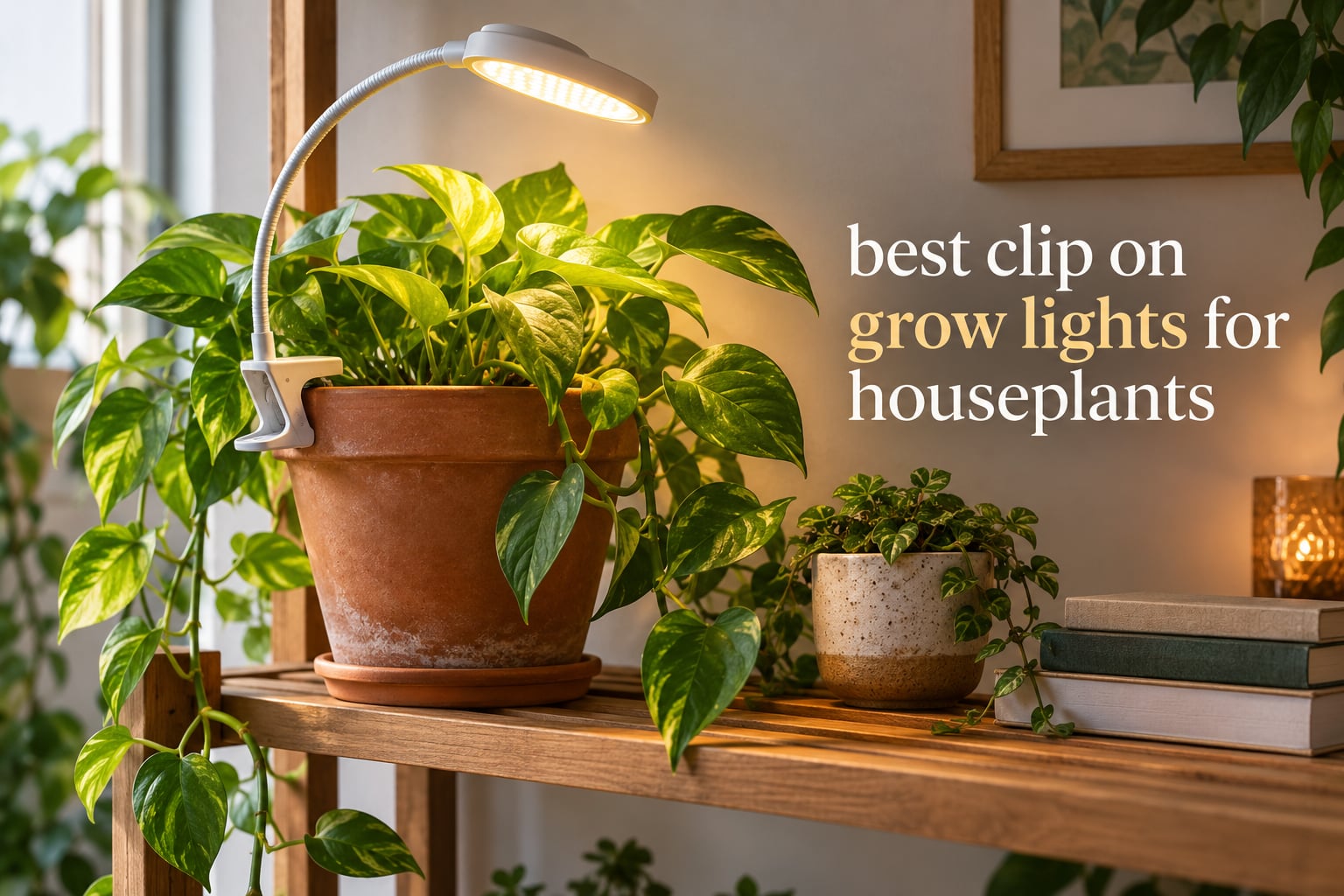 best clip on grow lights for houseplants
