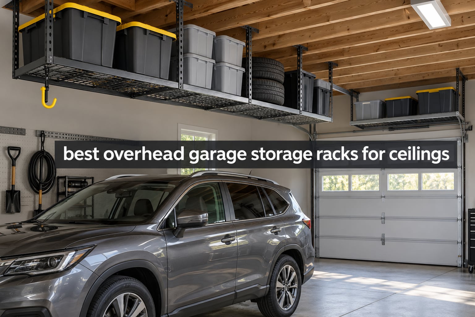 best overhead garage storage racks for ceilings