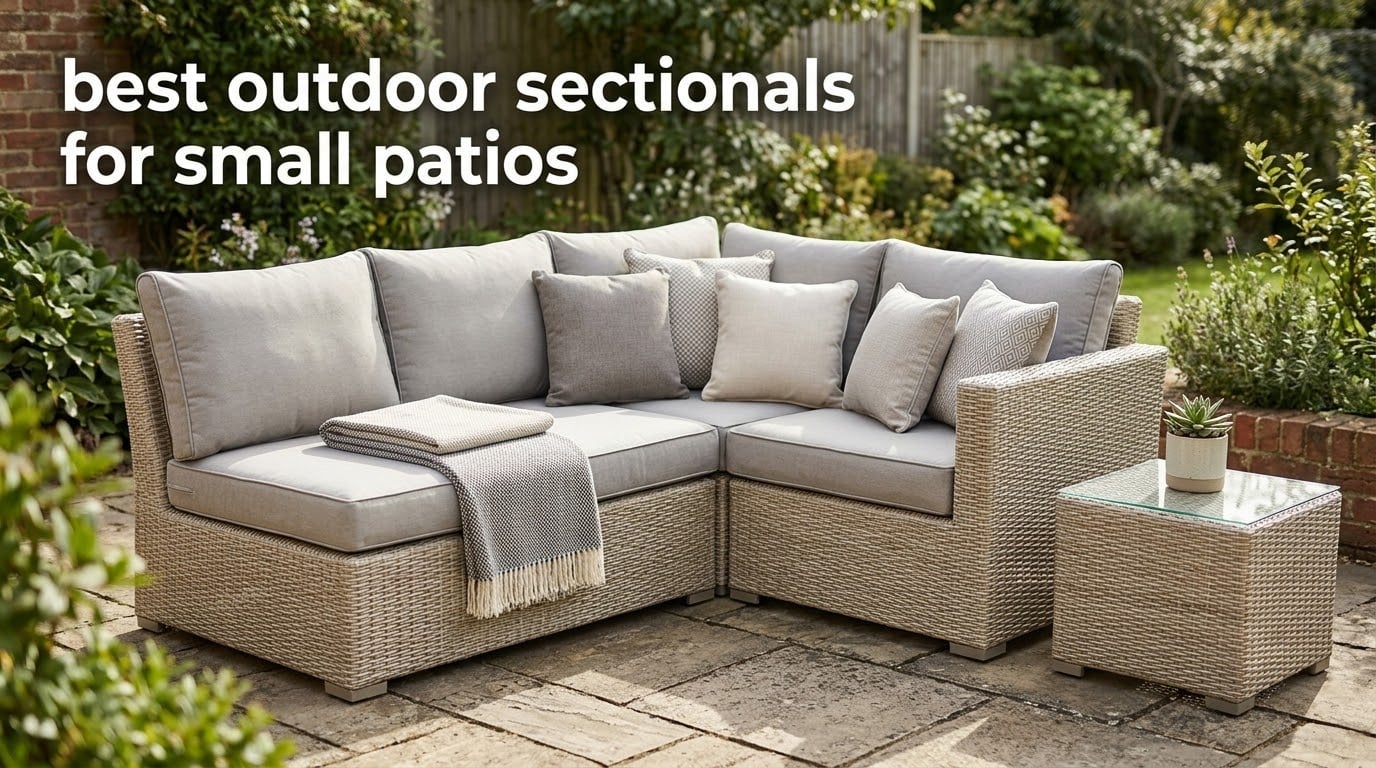 best outdoor sectionals for small patios