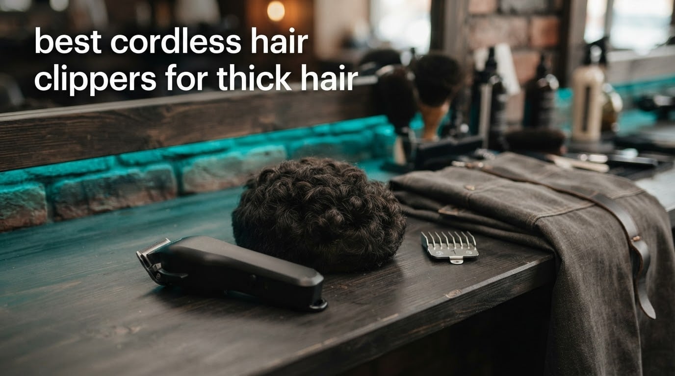 best cordless hair clippers for thick hair
