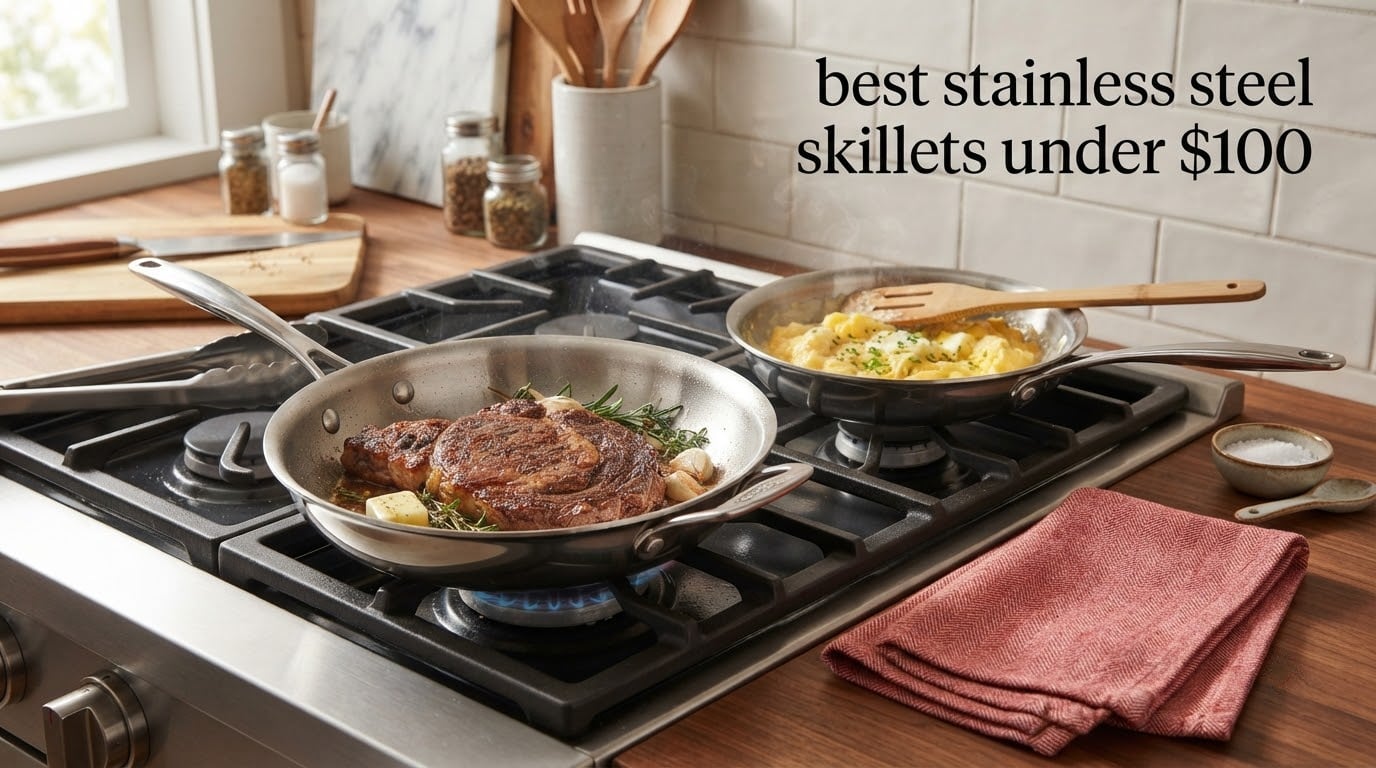 best stainless steel skillets under $100