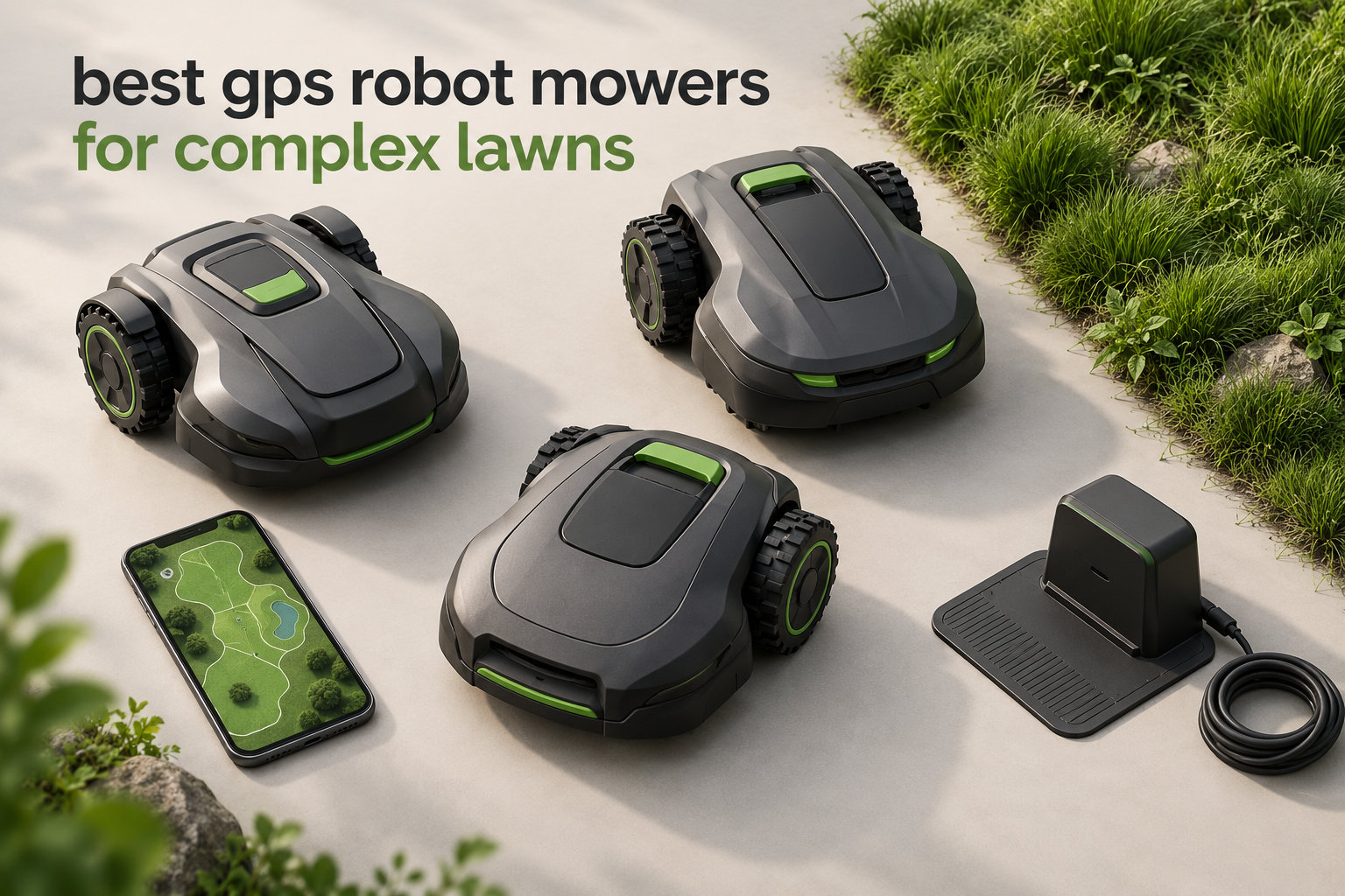best gps robot mowers for complex lawns