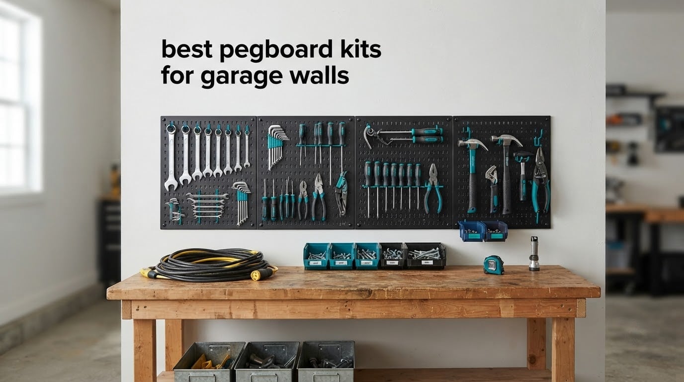 best pegboard kits for garage walls