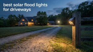best solar flood lights for driveways
