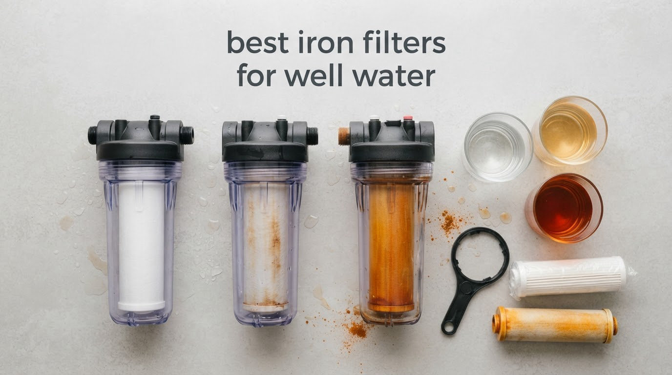 best iron filters for well water