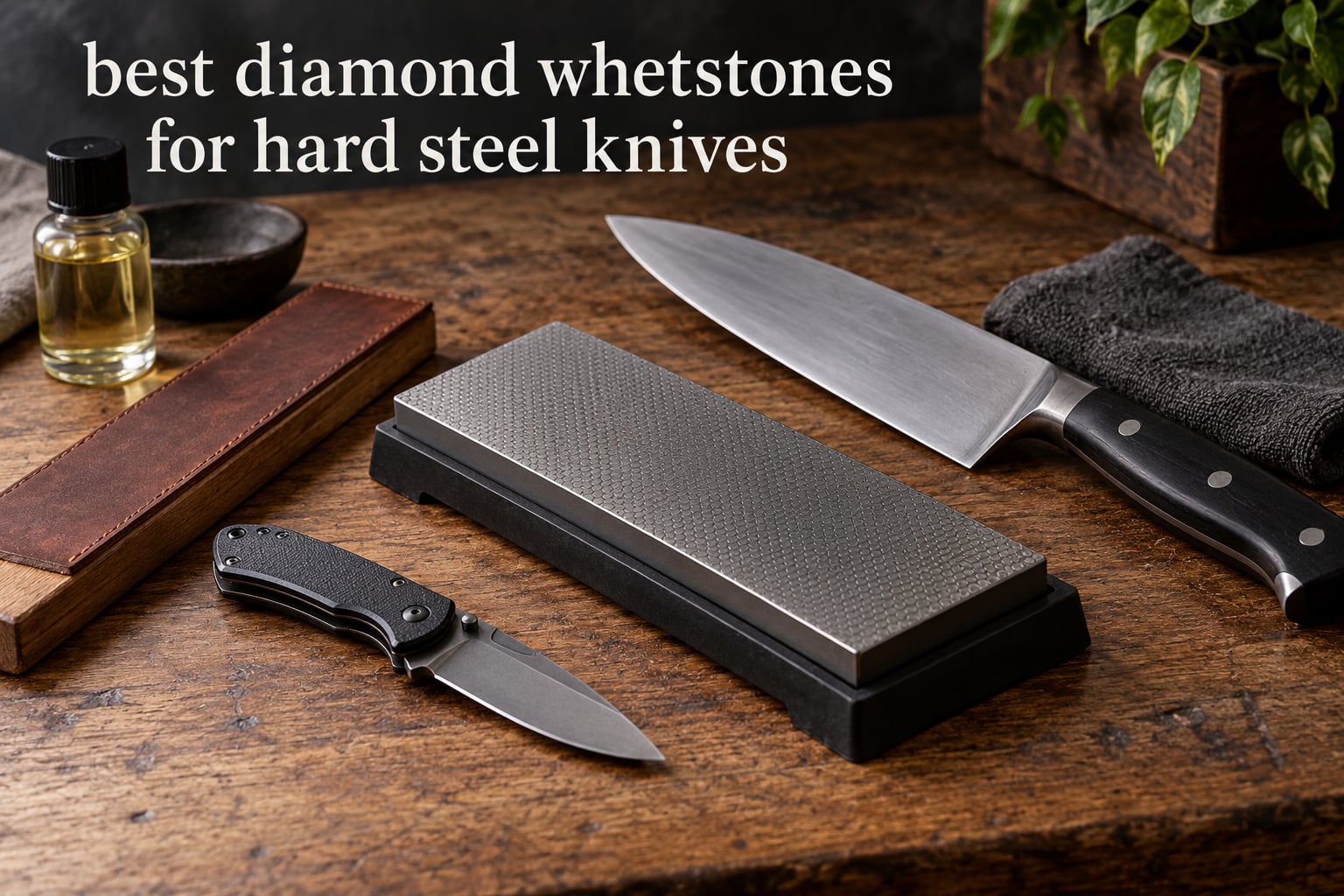best diamond whetstones for hard steel knives