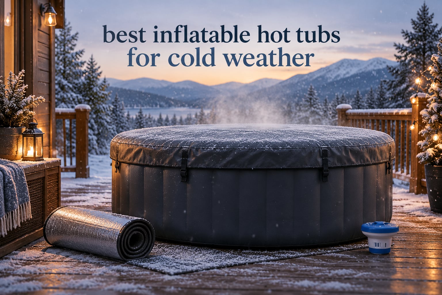 best inflatable hot tubs for cold weather