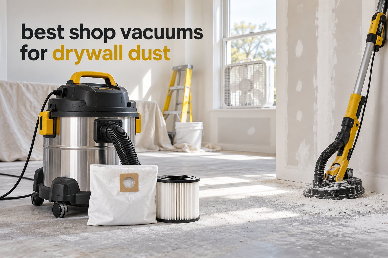 best shop vacuums for drywall dust
