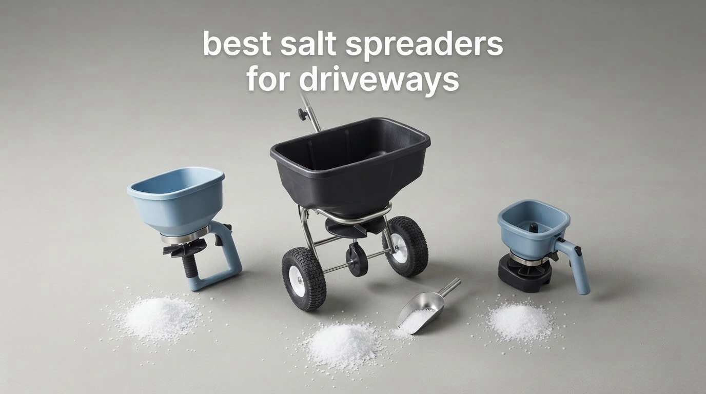 best salt spreaders for driveways