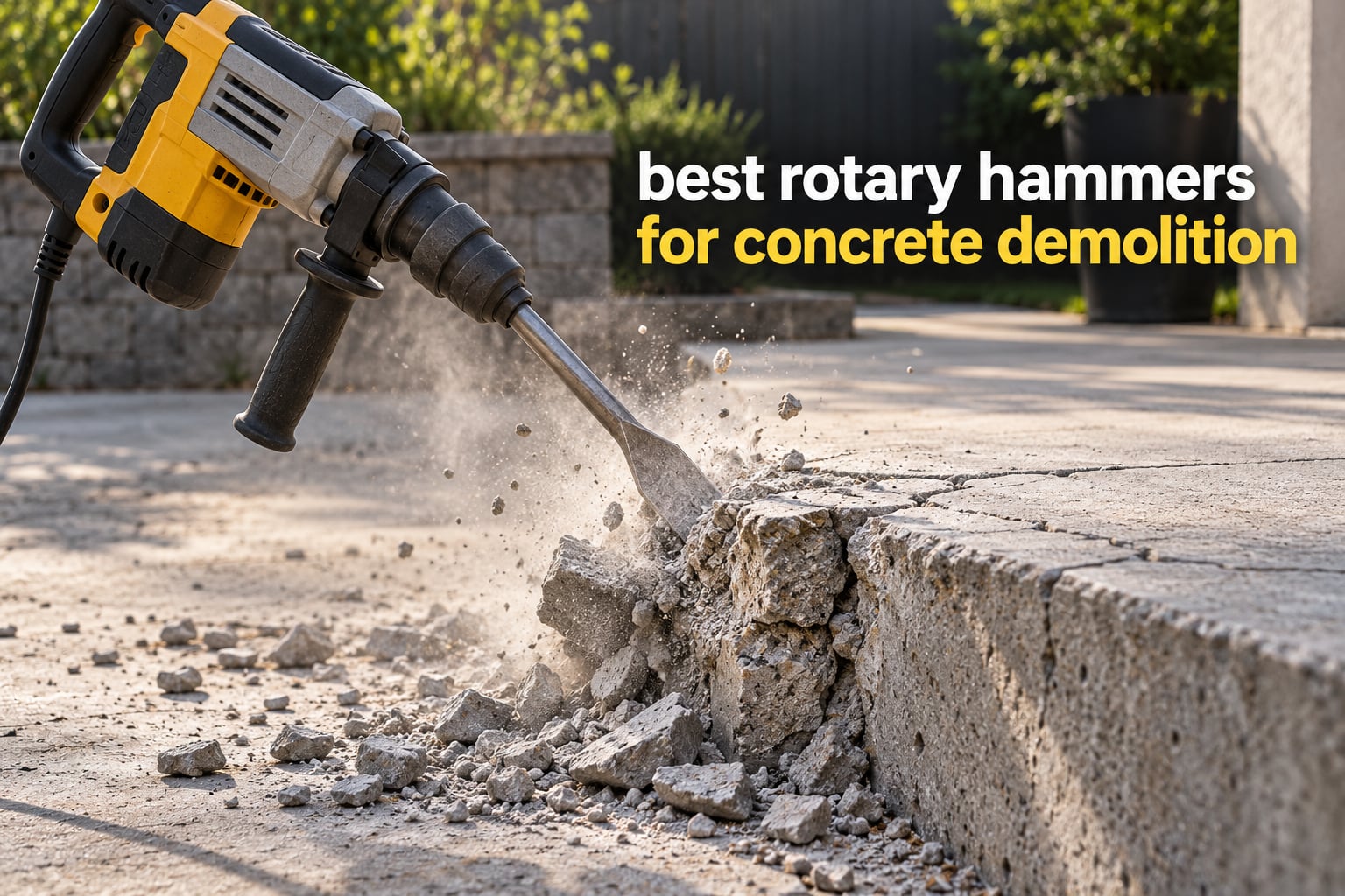 best rotary hammers for concrete demolition