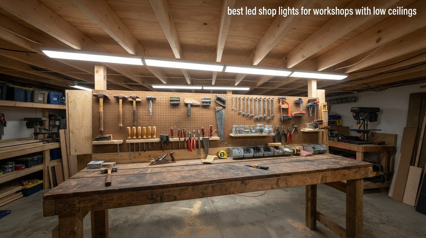 best led shop lights for workshops with low ceilings