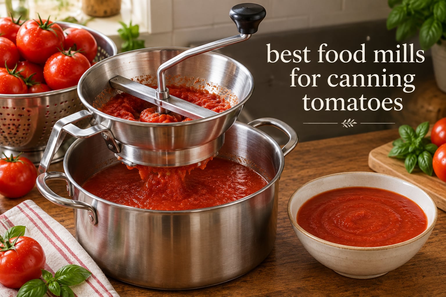 best food mills for canning tomatoes