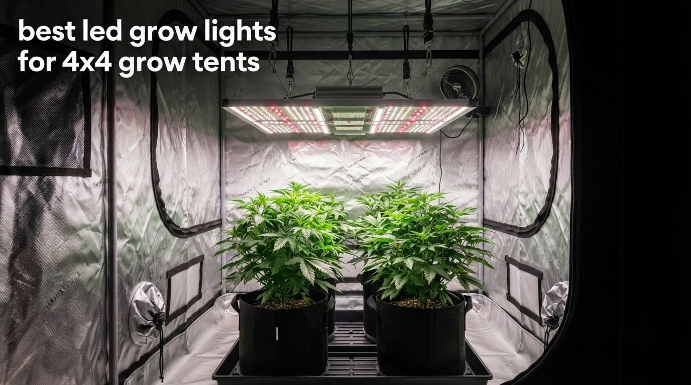 best led grow lights for 4x4 grow tents