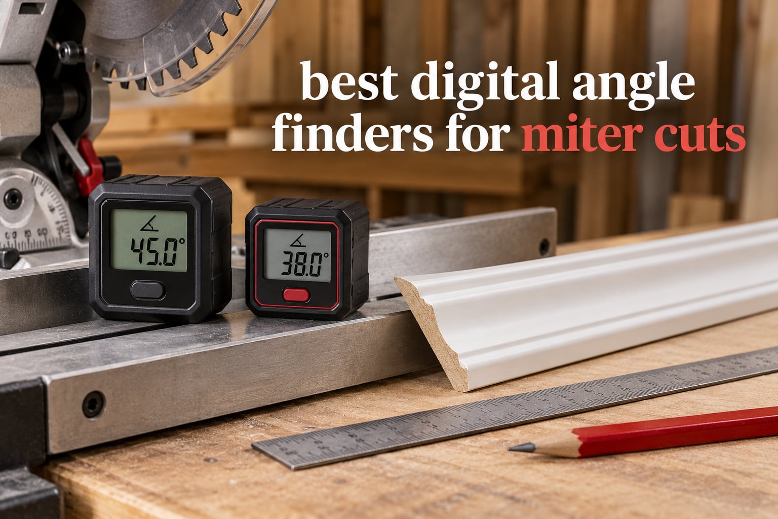 best digital angle finders for miter cuts