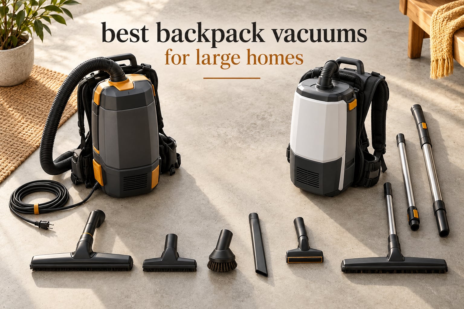 best backpack vacuums for large homes