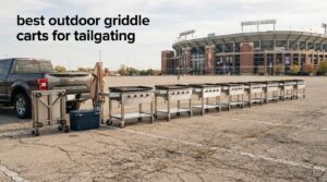 best outdoor griddle carts for tailgating