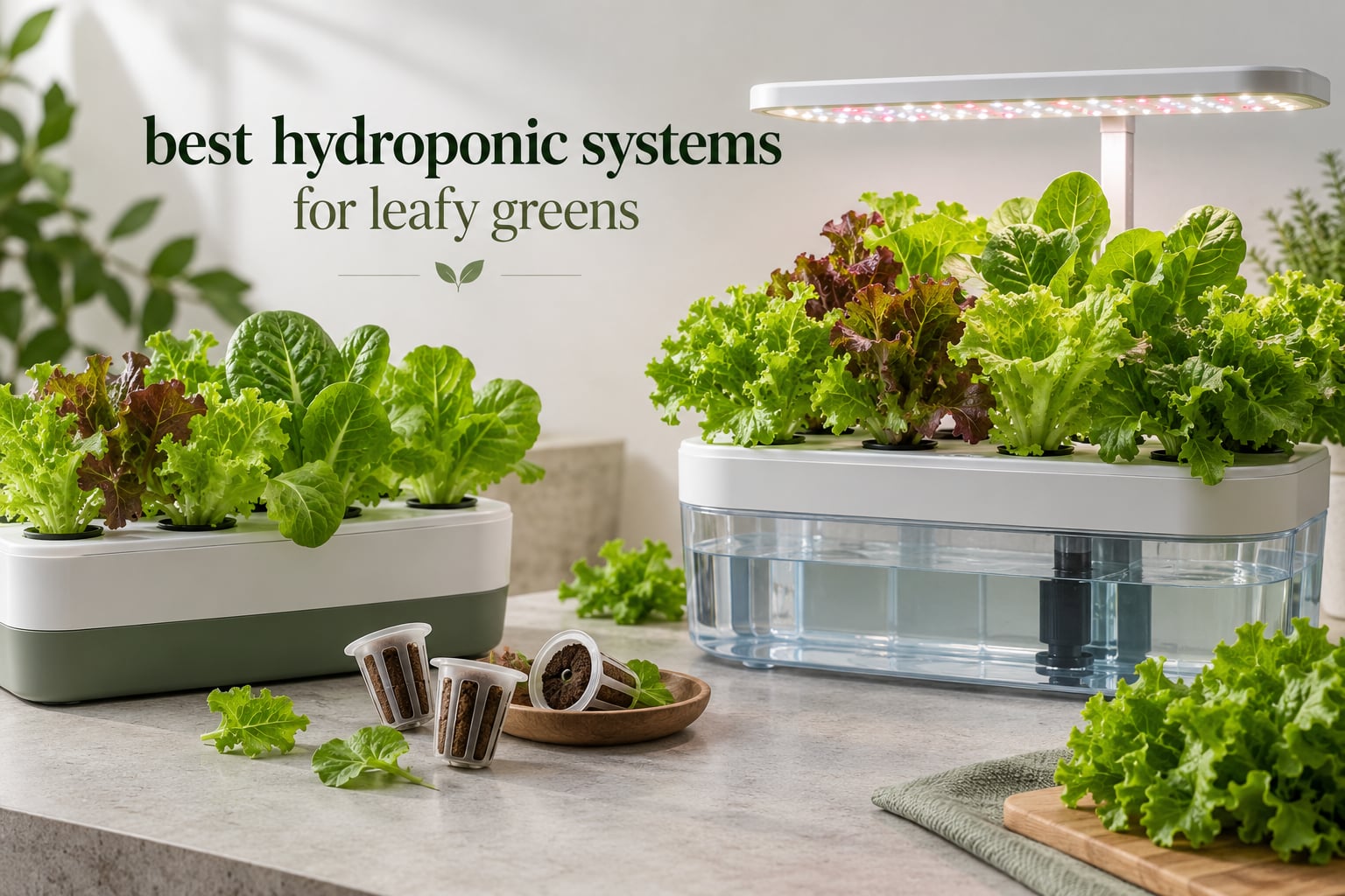 best hydroponic systems for leafy greens
