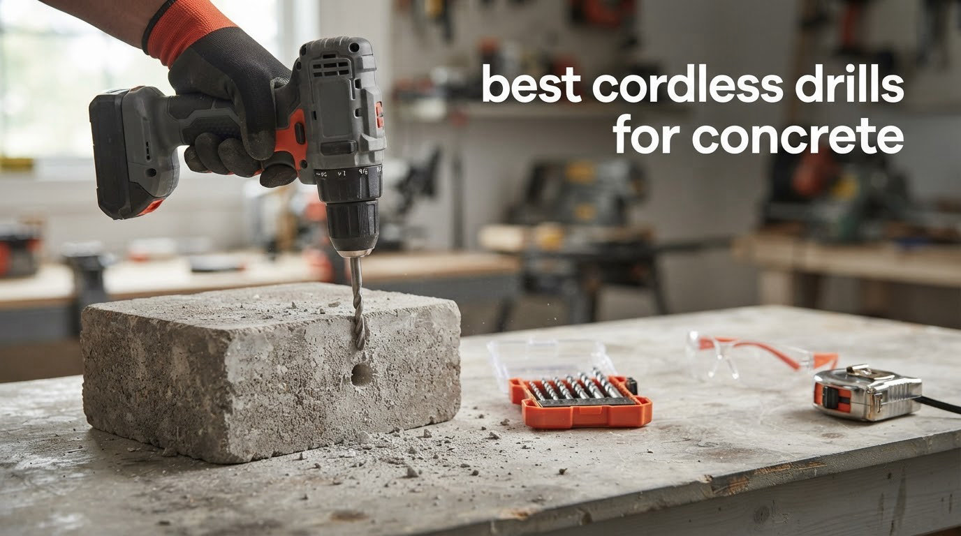best cordless drills for concrete