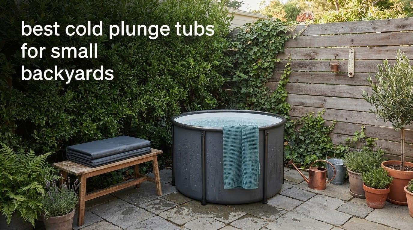 best cold plunge tubs for small backyards