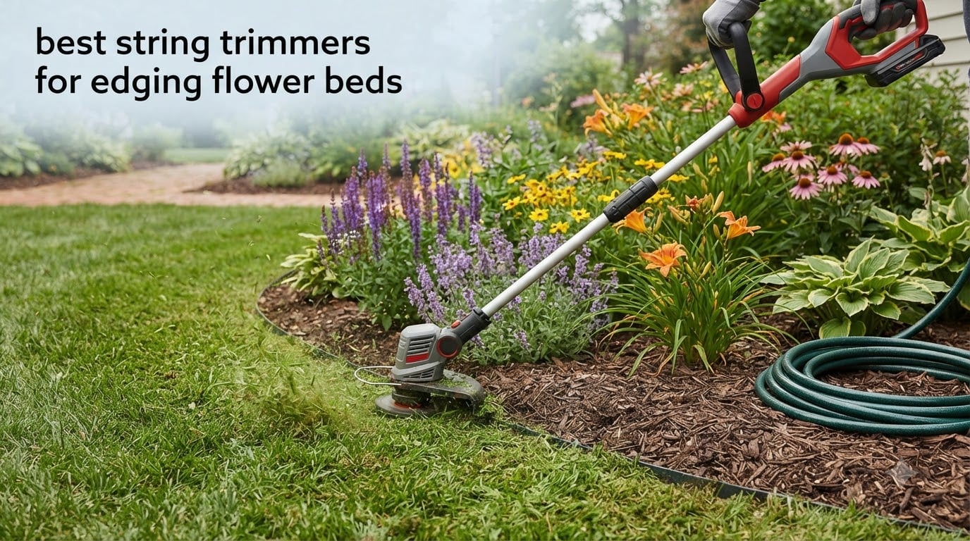 best string trimmers for edging flower beds