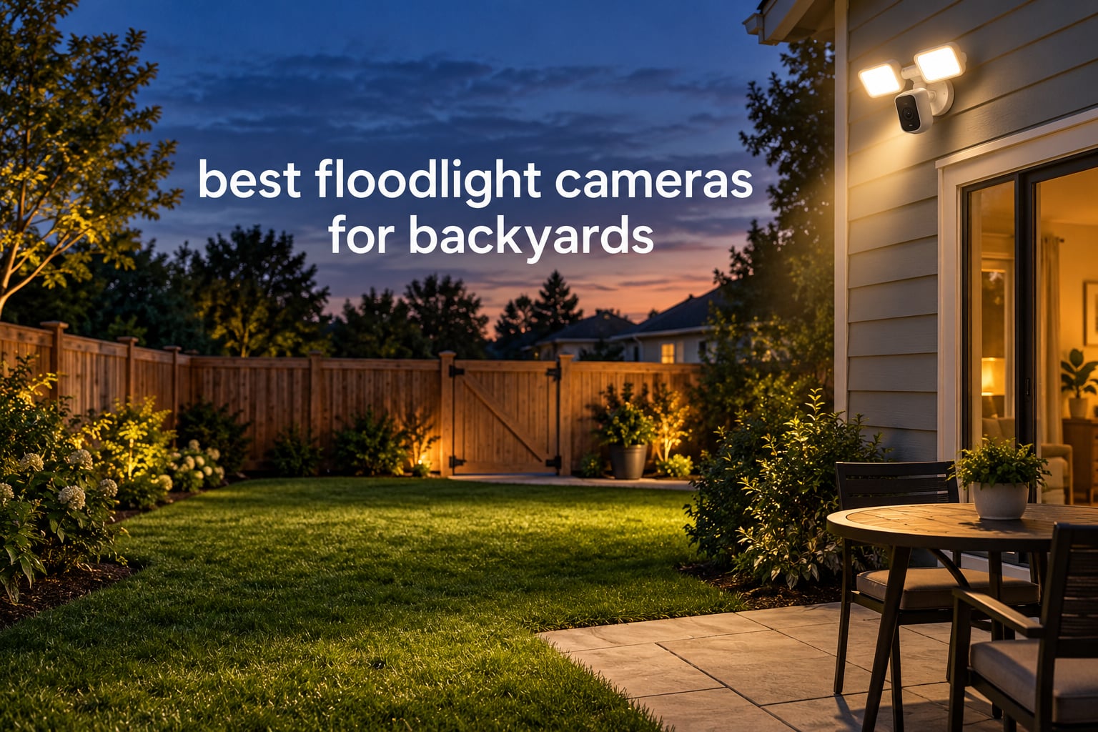 best floodlight cameras for backyards