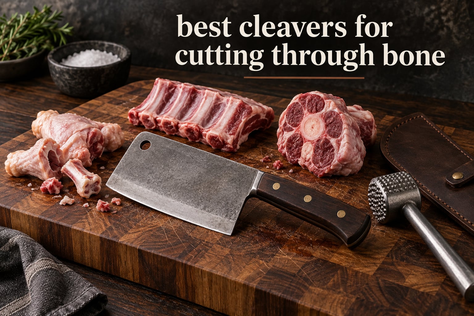 best cleavers for cutting through bone