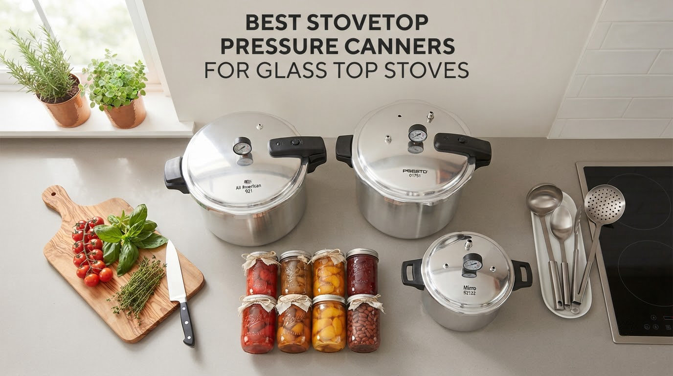 best stovetop pressure canners for glass top stoves
