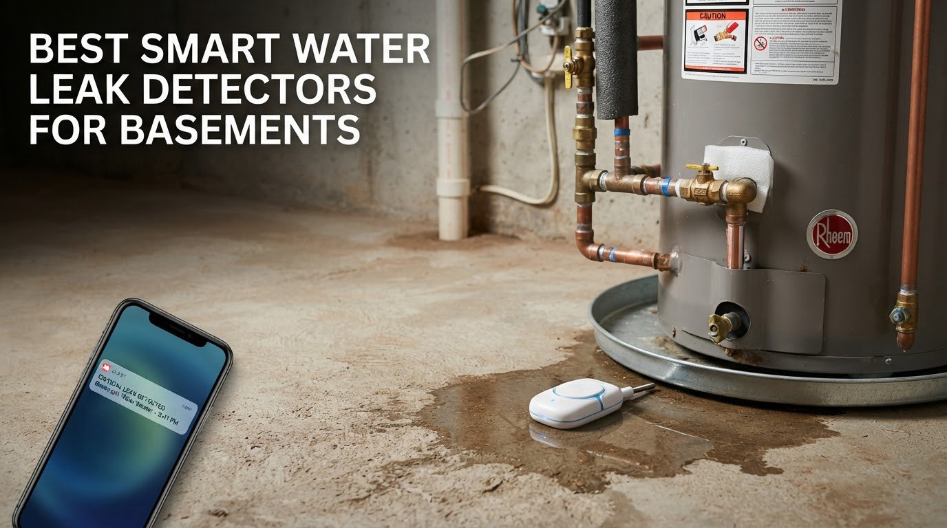 best smart water leak detectors for basements