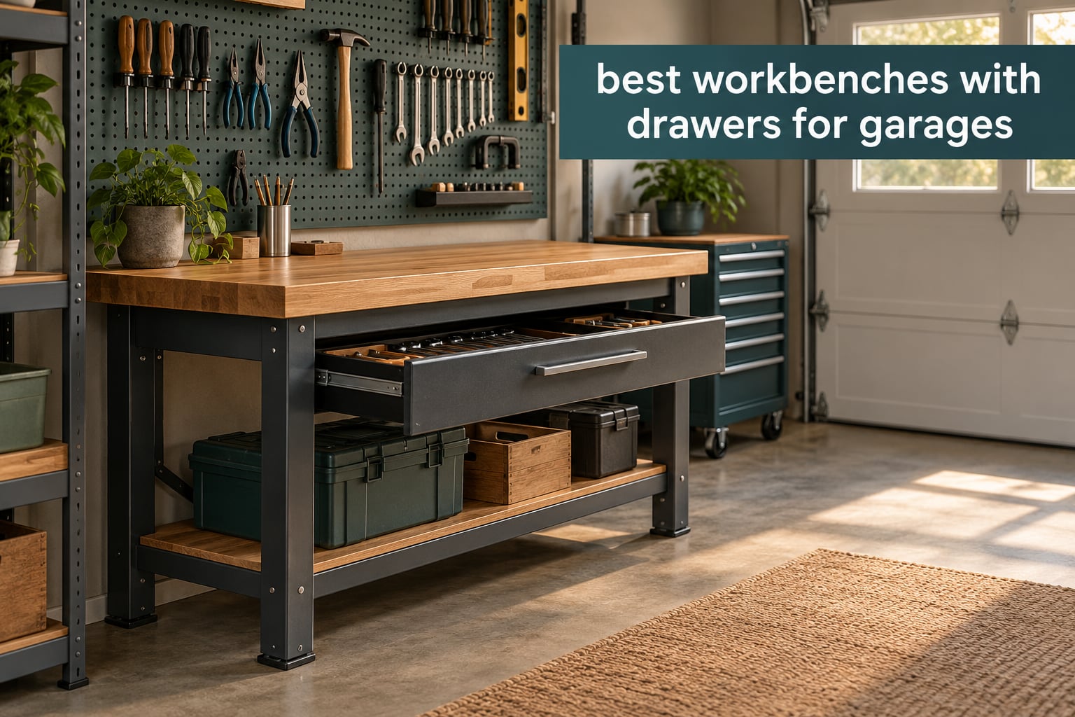 best workbenches with drawers for garages