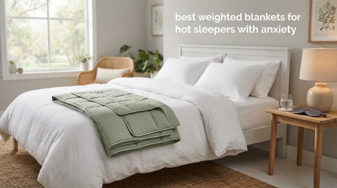 best weighted blankets for hot sleepers with anxiety