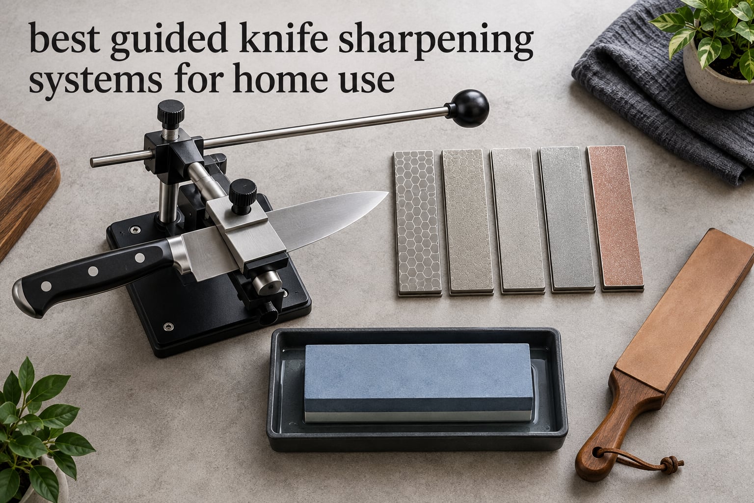 best guided knife sharpening systems for home use