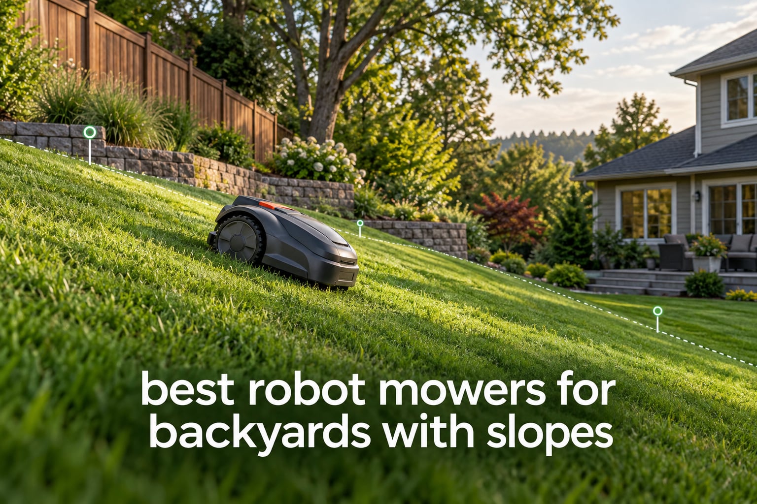 best robot mowers for backyards with slopes