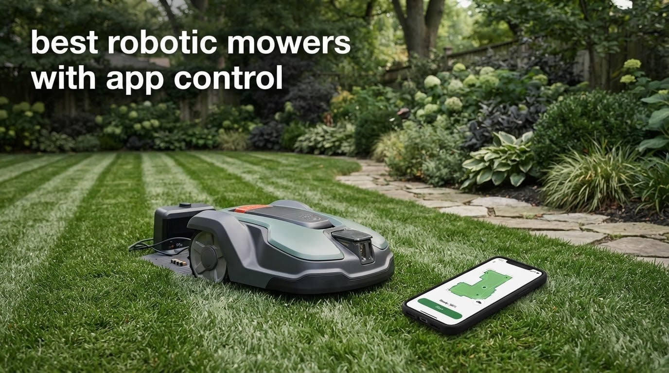 best robotic mowers with app control