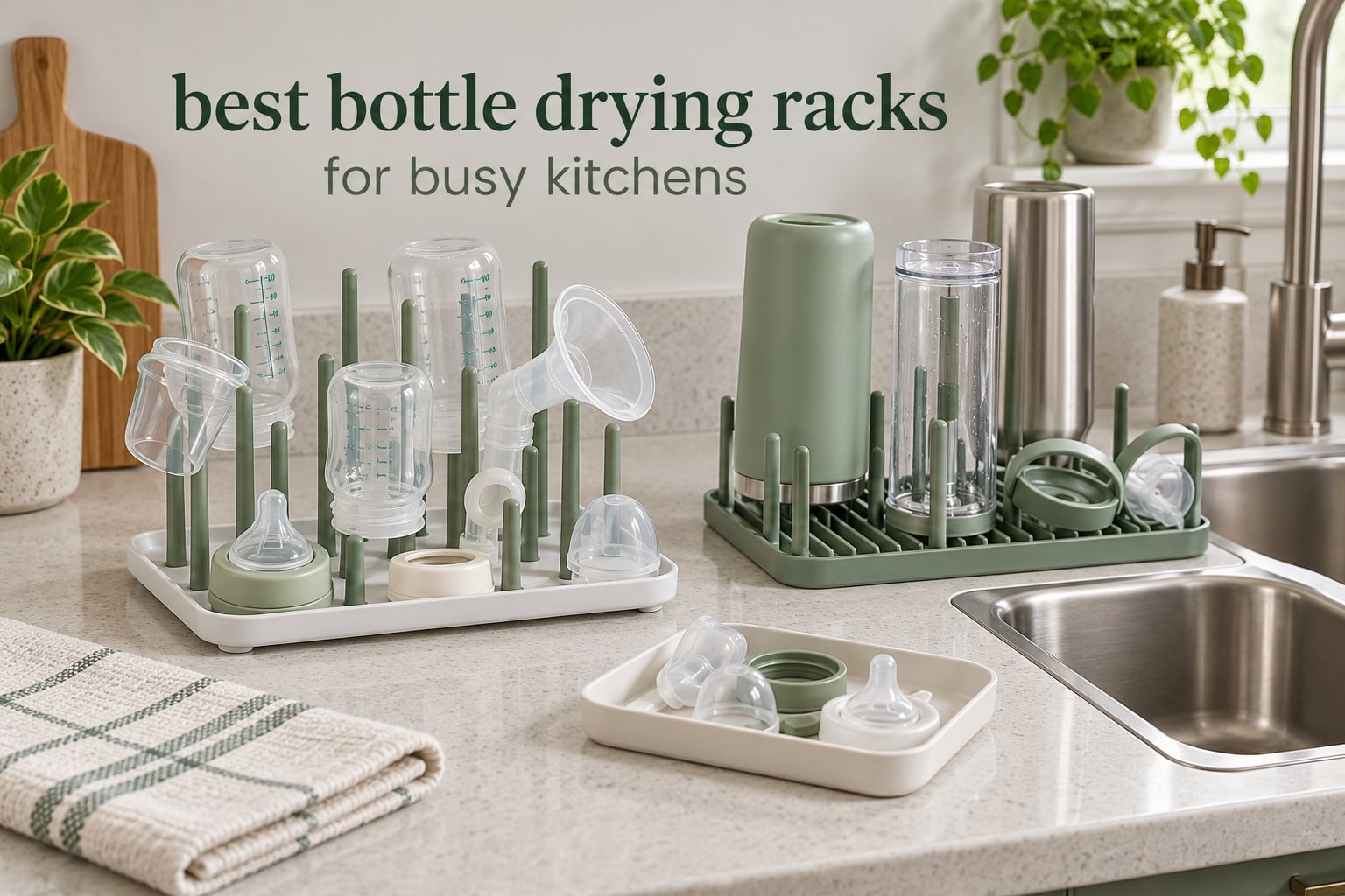 best bottle drying racks for busy kitchens