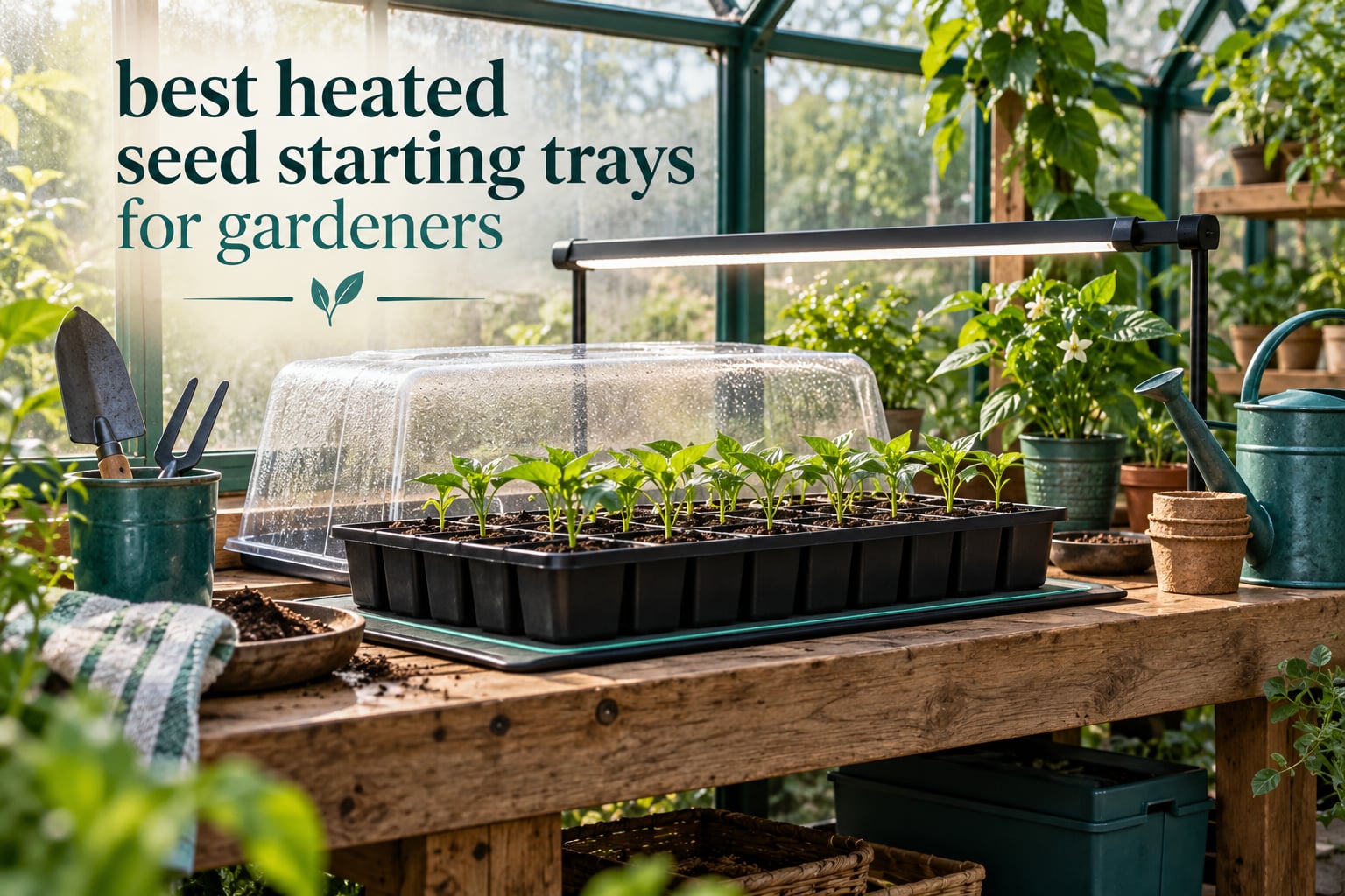 best heated seed starting trays for gardeners