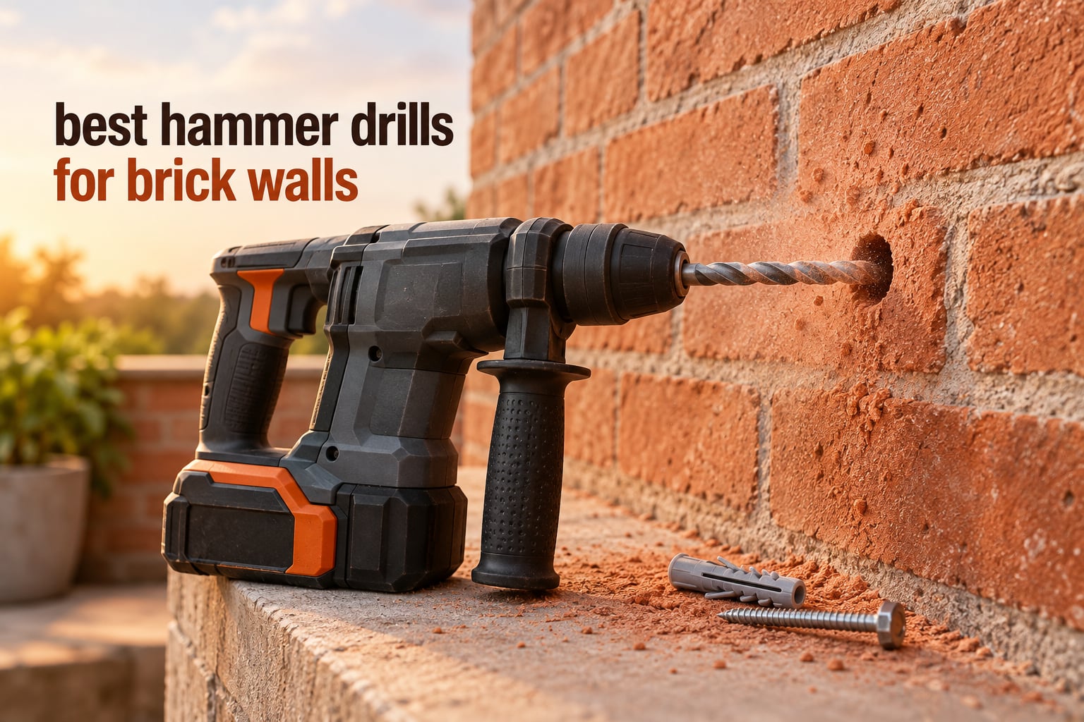 best hammer drills for brick walls