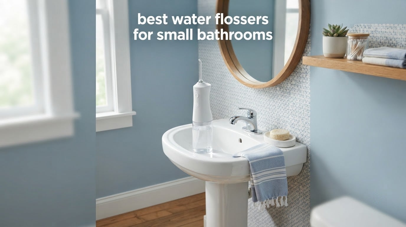 best water flossers for small bathrooms
