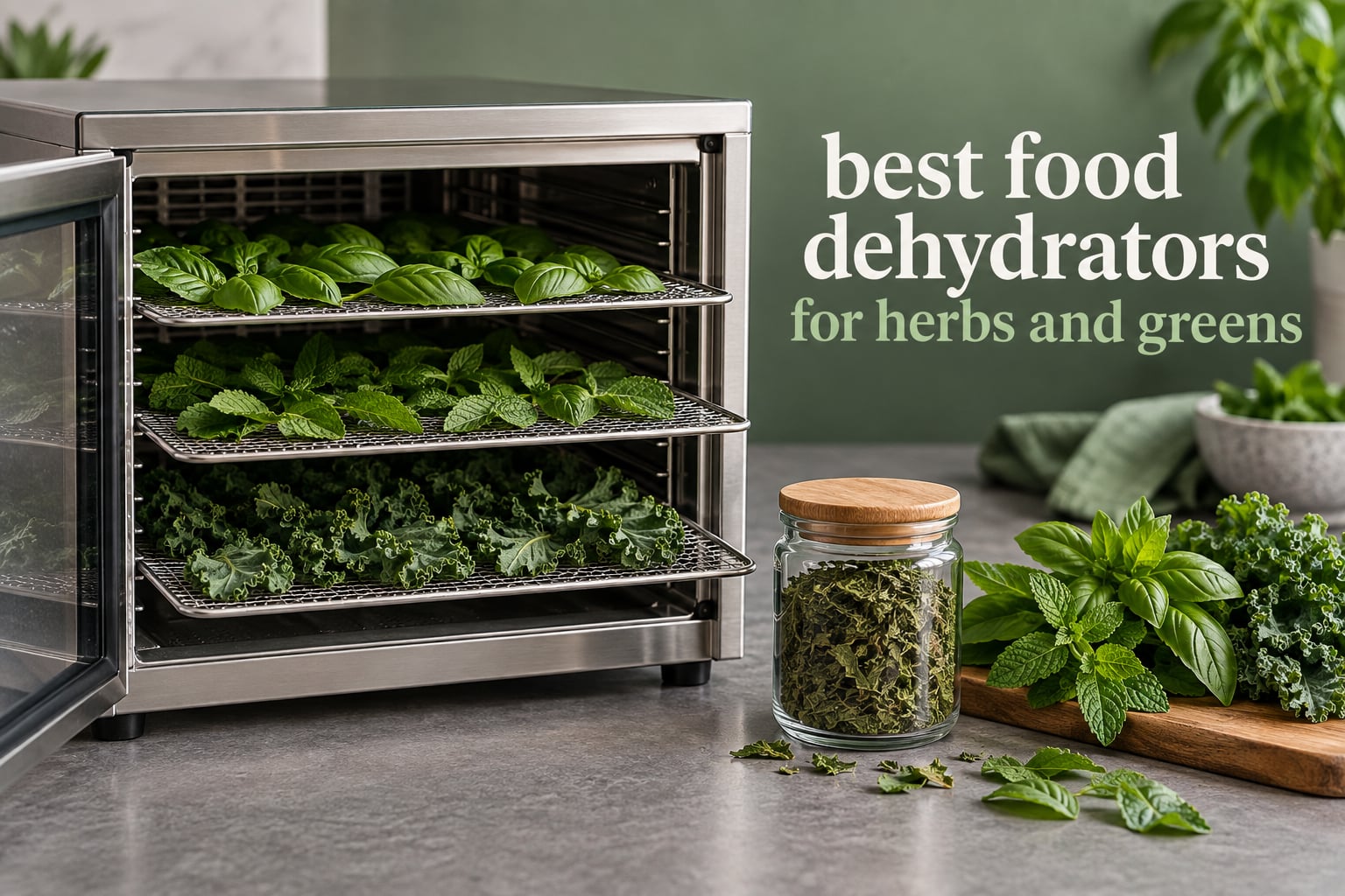 best food dehydrators for herbs and greens