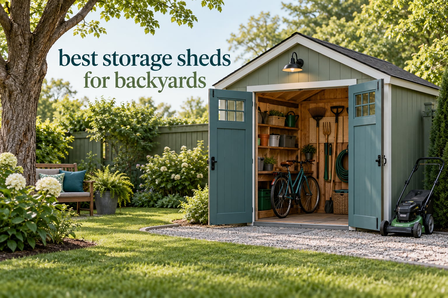 best storage sheds for backyards
