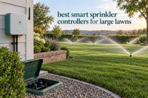 best smart sprinkler controllers for large lawns