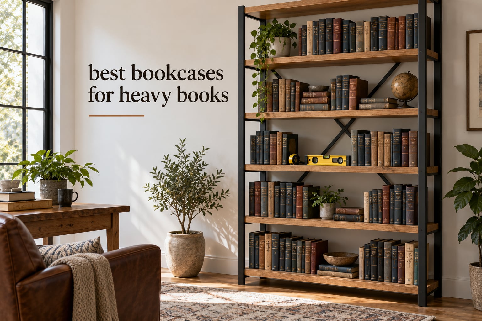 best bookcases for heavy books