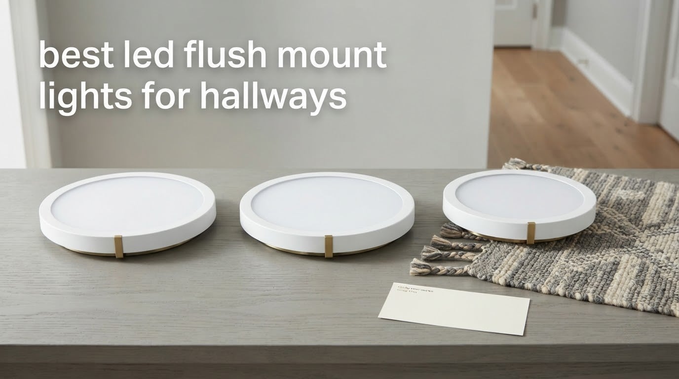 best led flush mount lights for hallways
