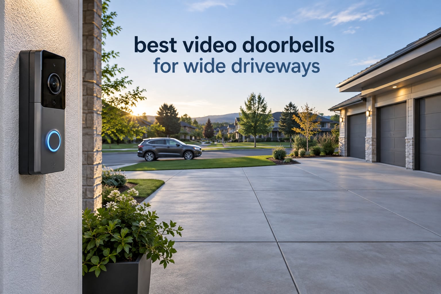 best video doorbells for wide driveways