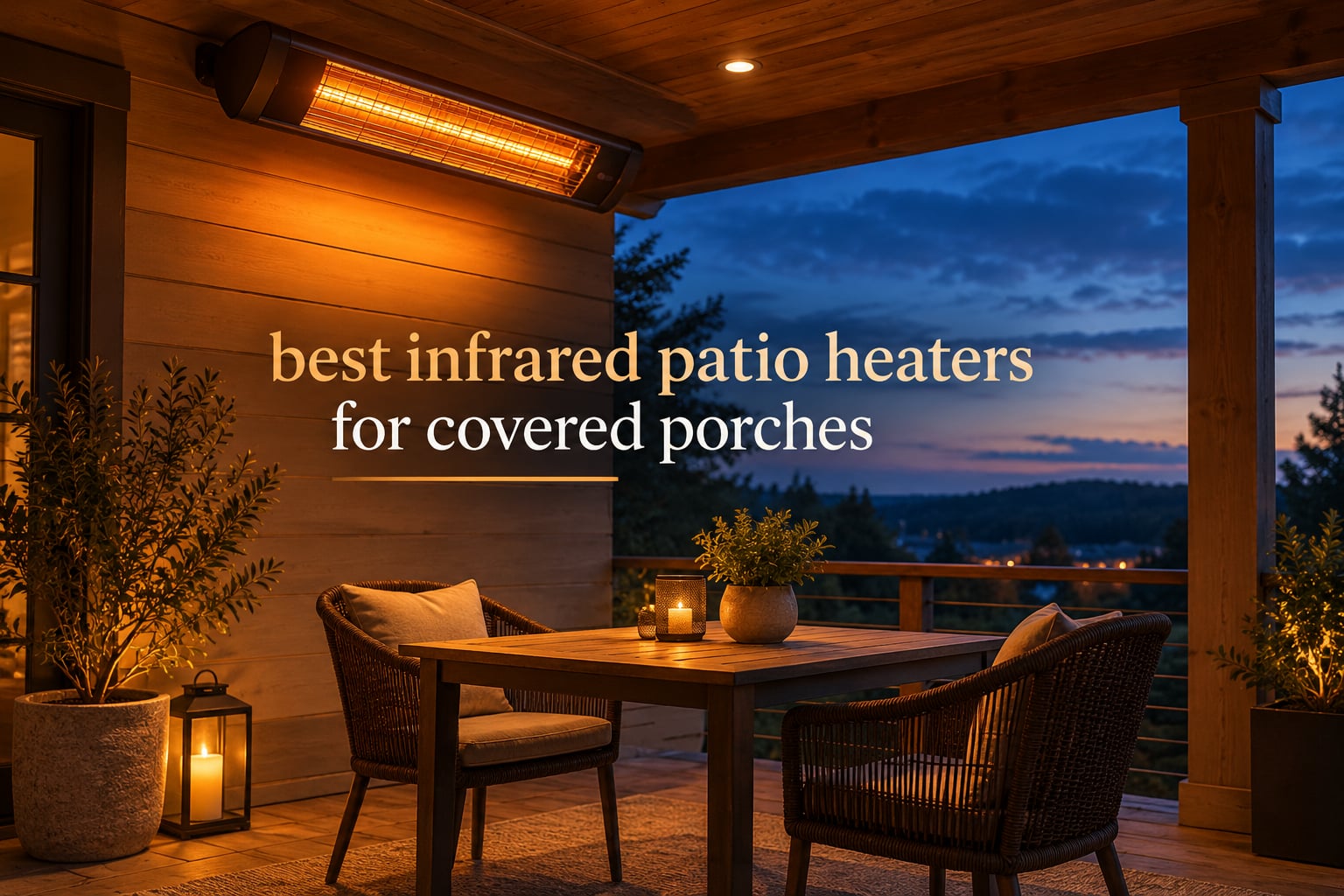 best infrared patio heaters for covered porches