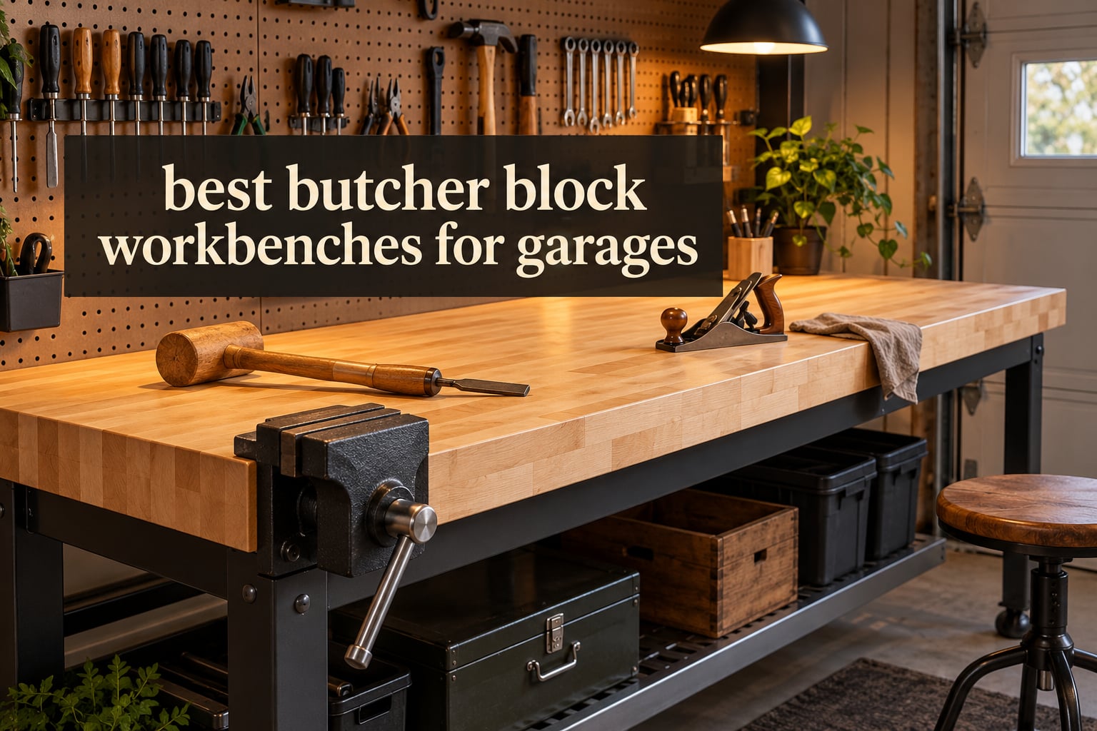 best butcher block workbenches for garages