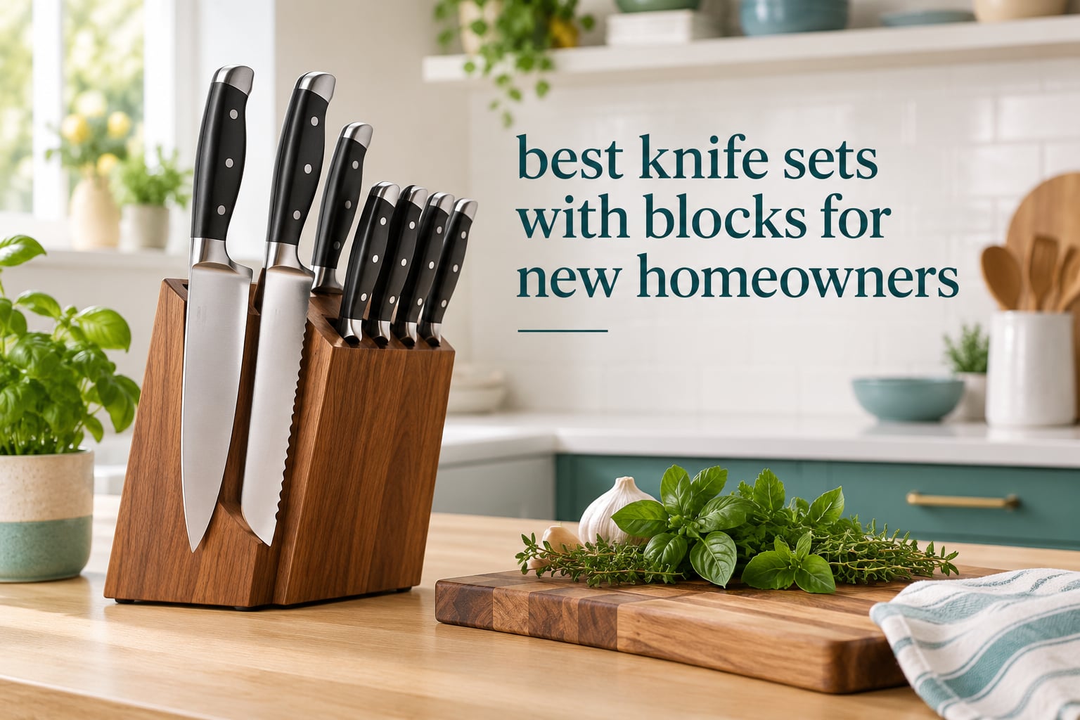 best knife sets with blocks for new homeowners