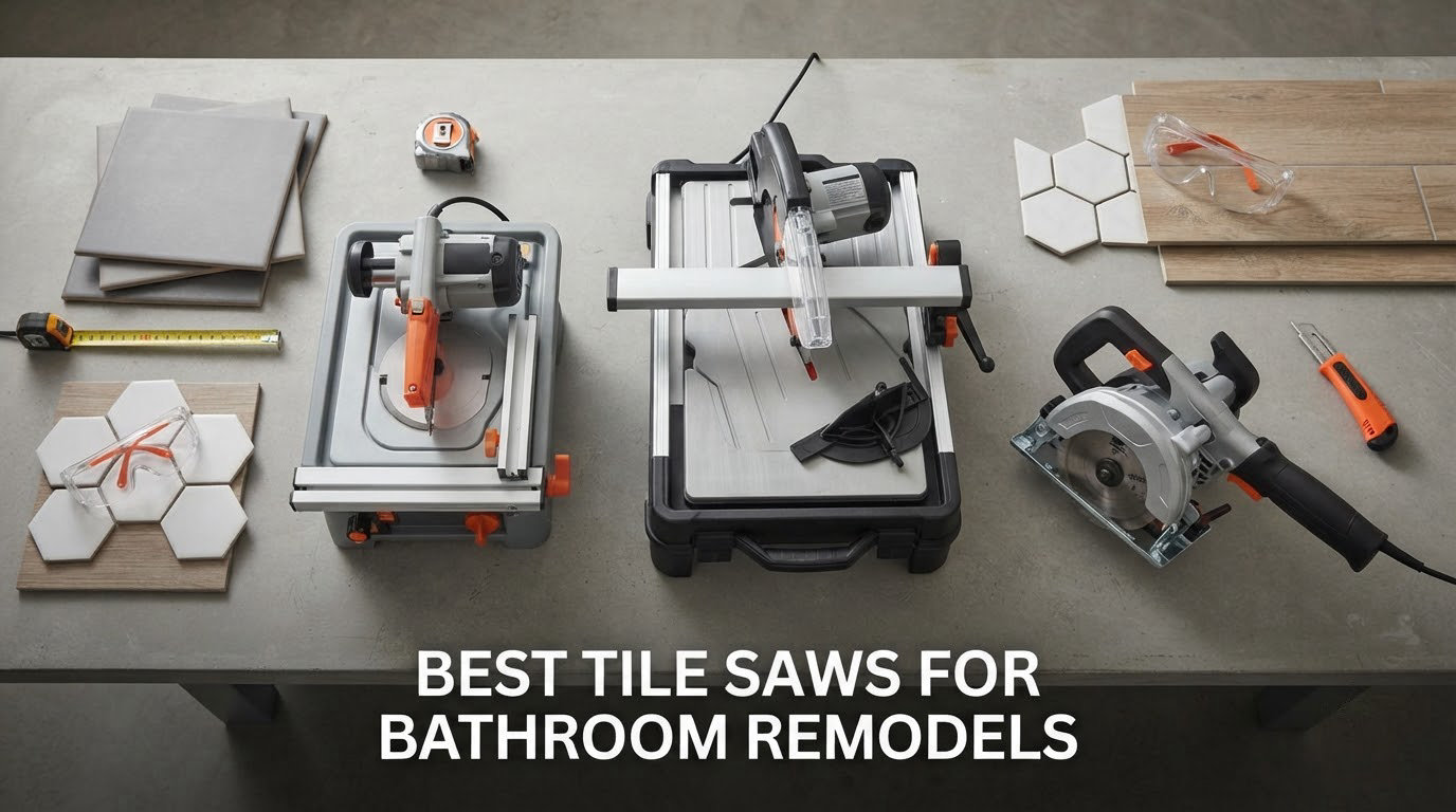 best tile saws for bathroom remodels