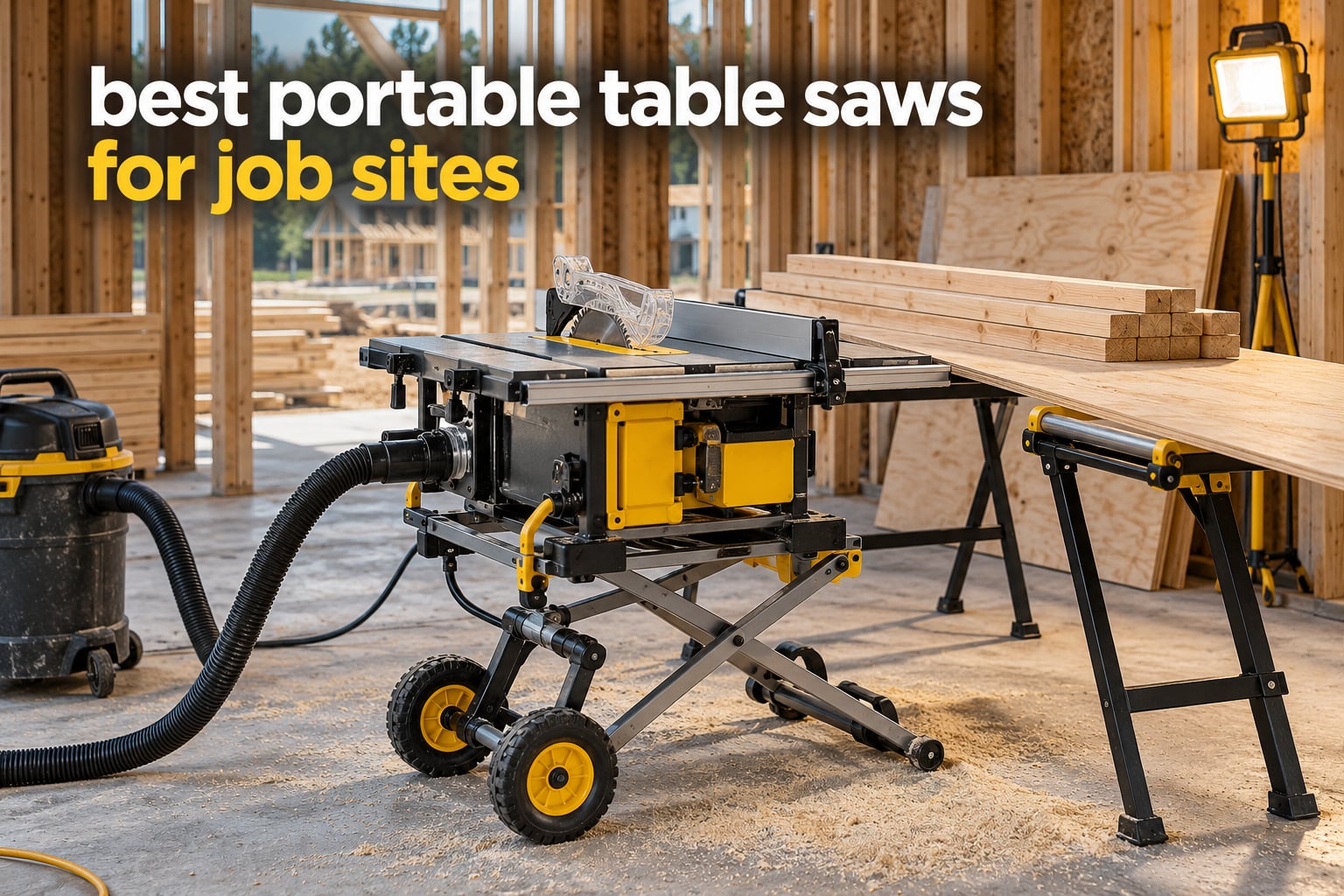 best portable table saws for job sites