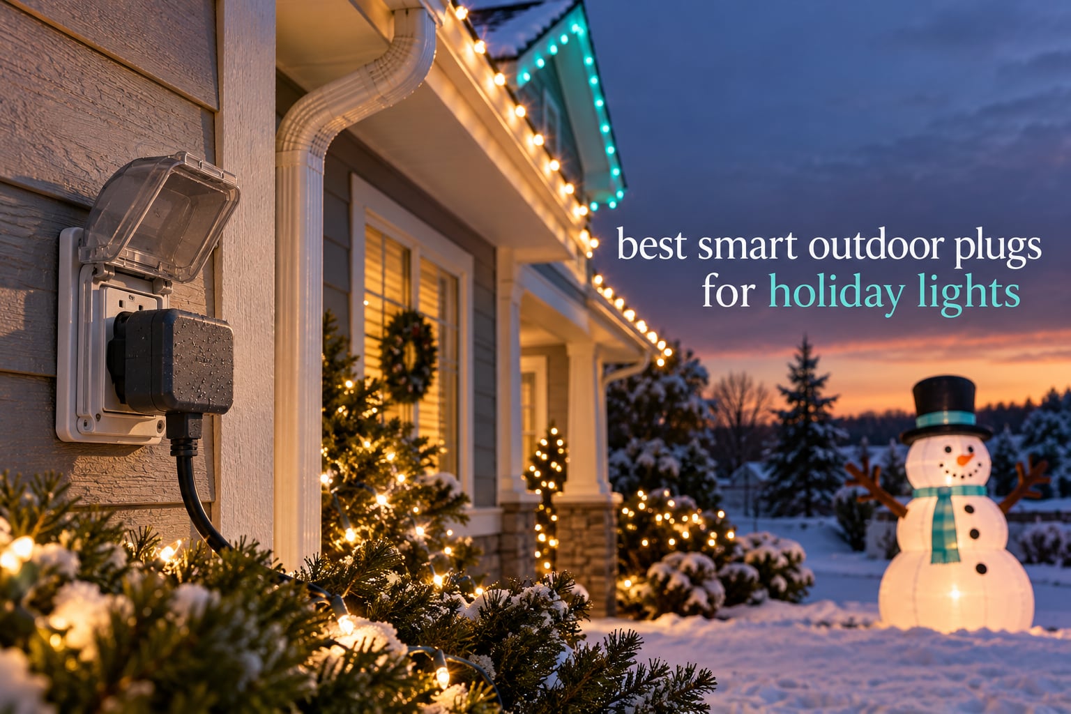 best smart outdoor plugs for holiday lights