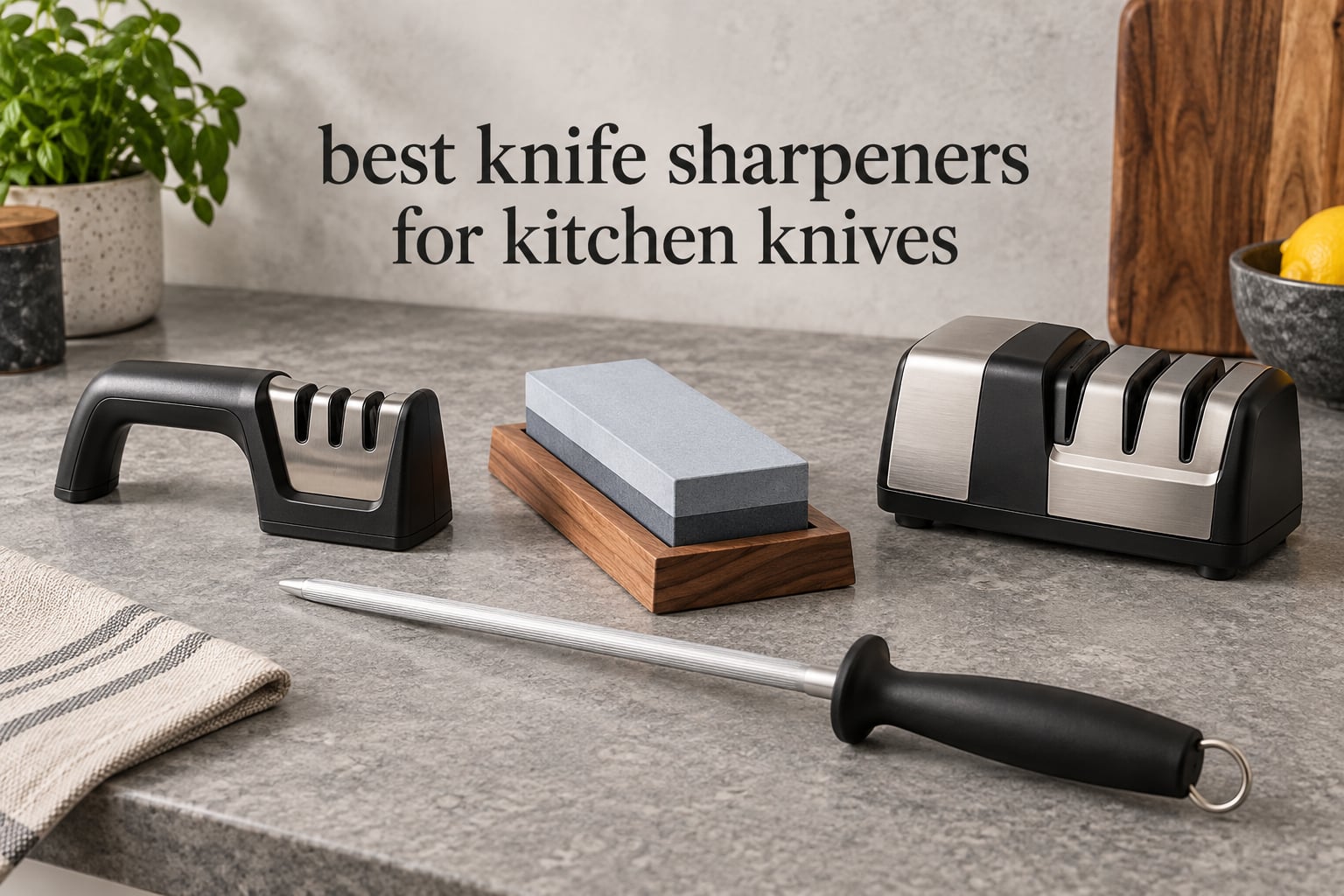 best knife sharpeners for kitchen knives